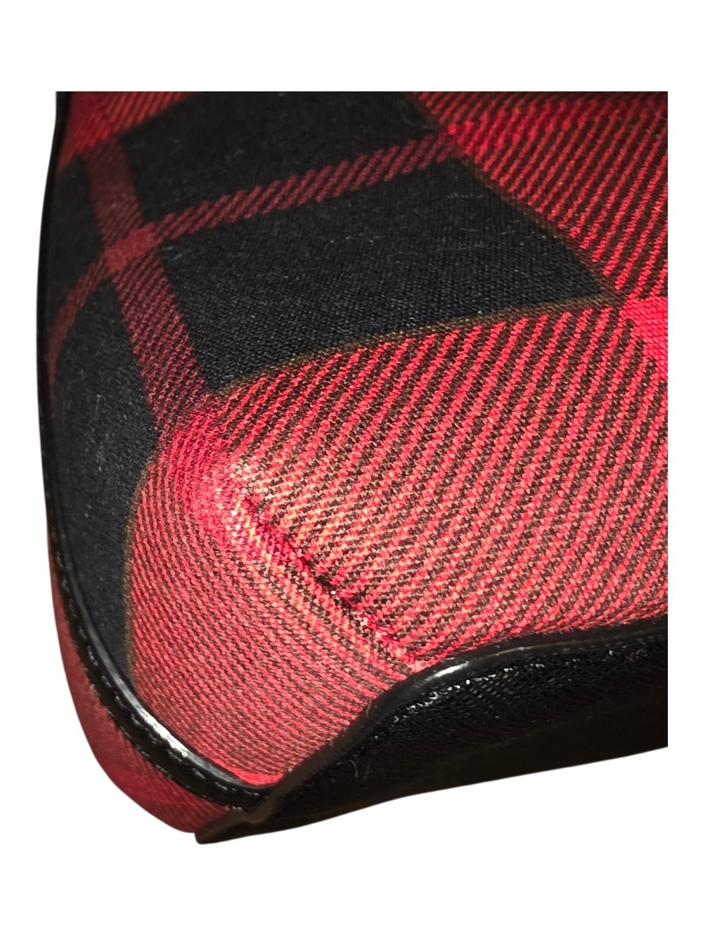 Kate Spade Newbury Lane Plaid Small Rachelle Satchel with Leather Trim-Like New - Picture 11 of 13